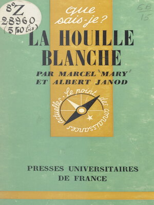 cover image of La houille blanche